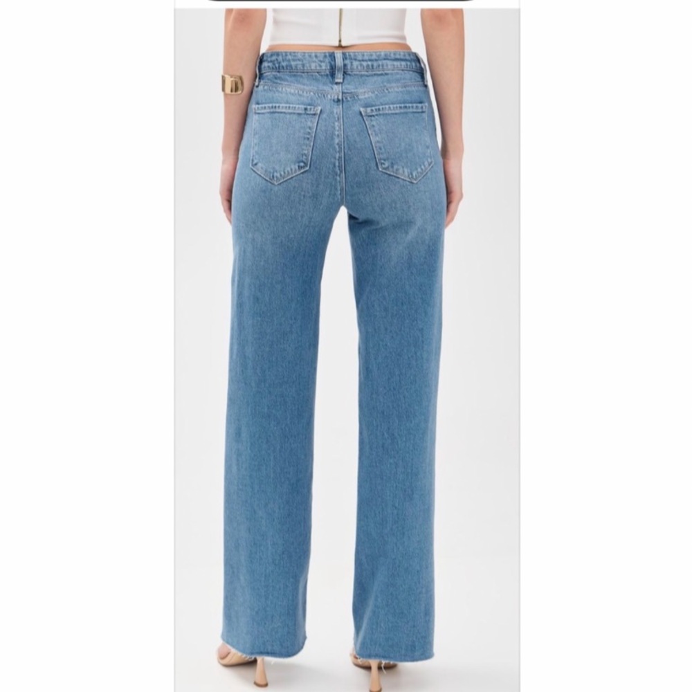 L’Agence Scotti High Rise Wide Leg Jeans in Calloway. - Picture 3 of 10